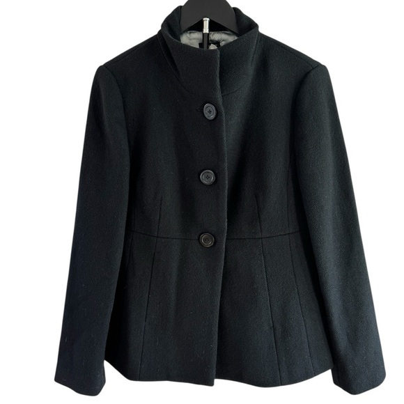 J. Crew Wool Pique Ava Peacoat - Picture 1 of 5